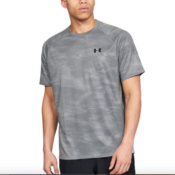 Under Armour Mens Tech Printed 2.0 Short Sleeve T-Shirt - Picture 1 of 5